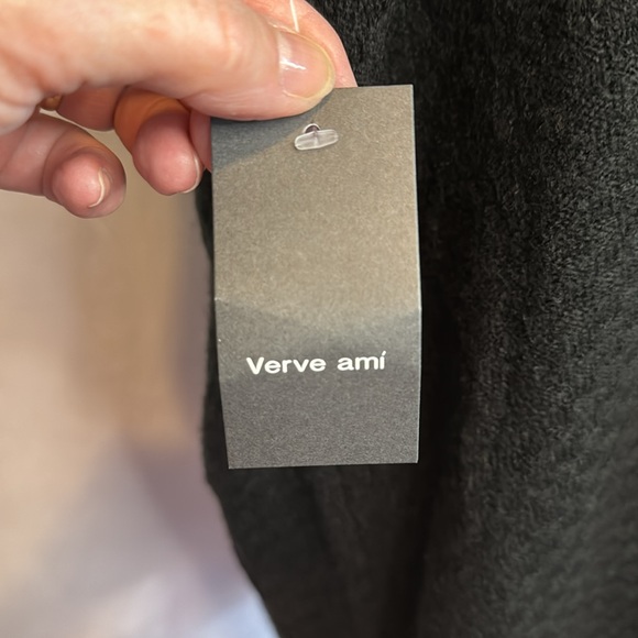 NWT Verve‎ Ami Black Long Hooded Sweater Vest in Size 1X - Picture 12 of 14